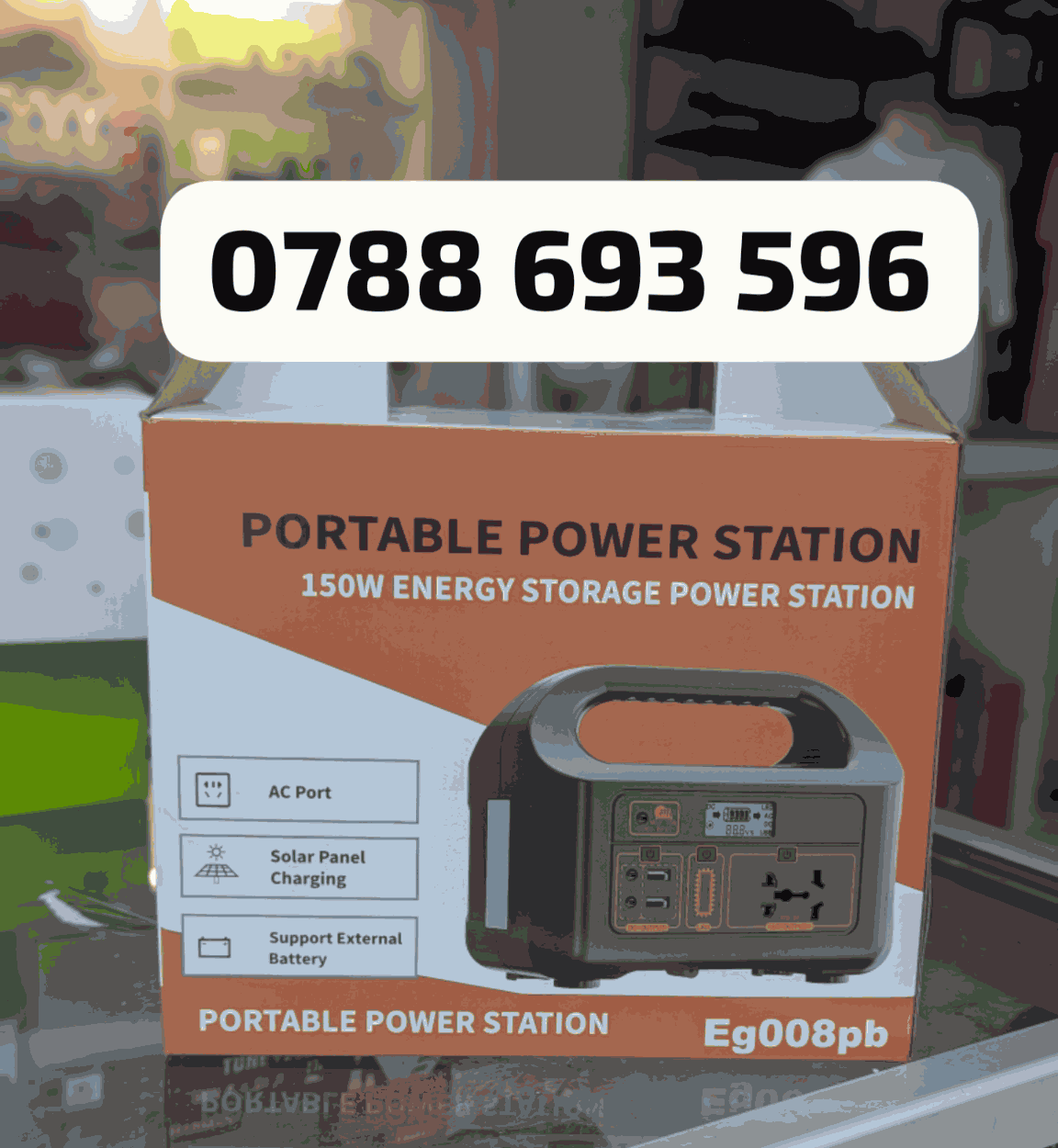 Portable Power Station + Small 30W Solar