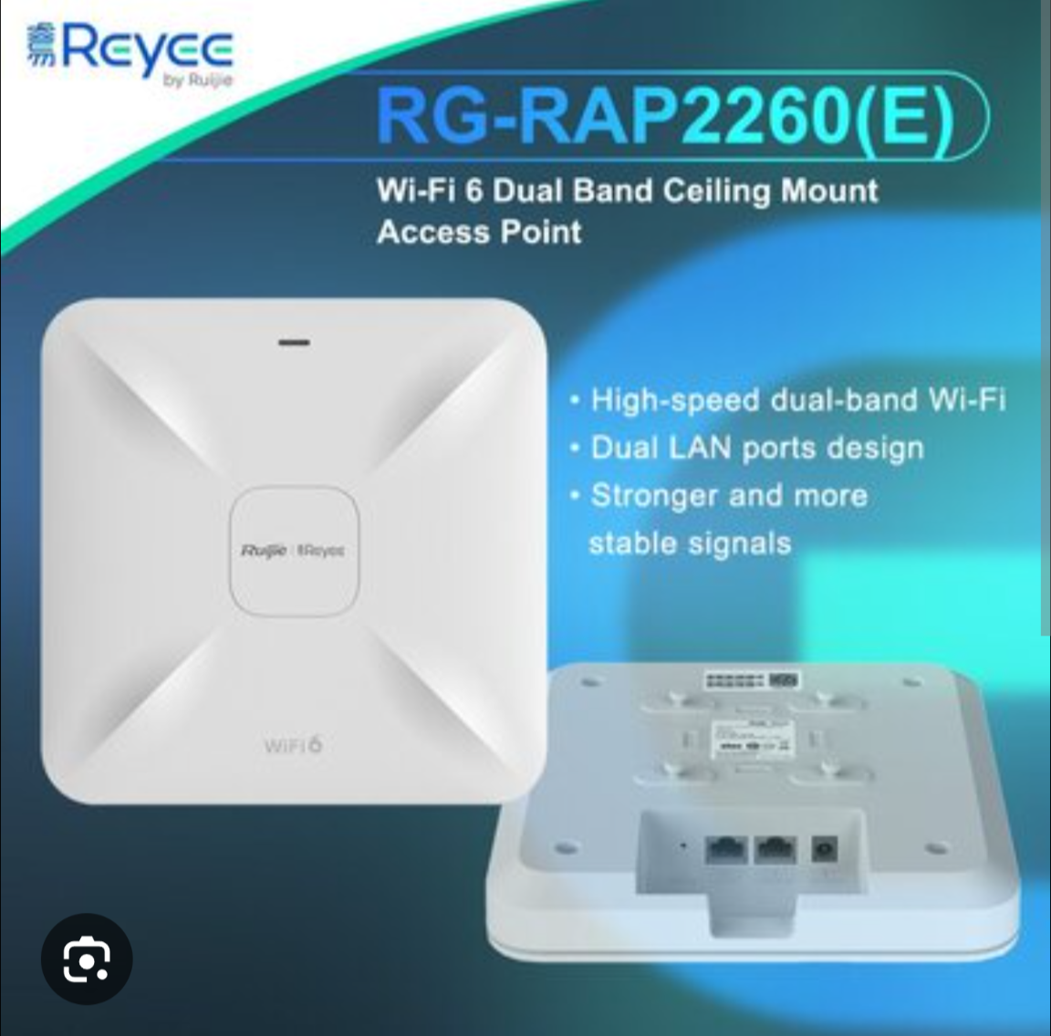 RUIJEE REYEE CEILING ACCESS POINT RAP 2260 E