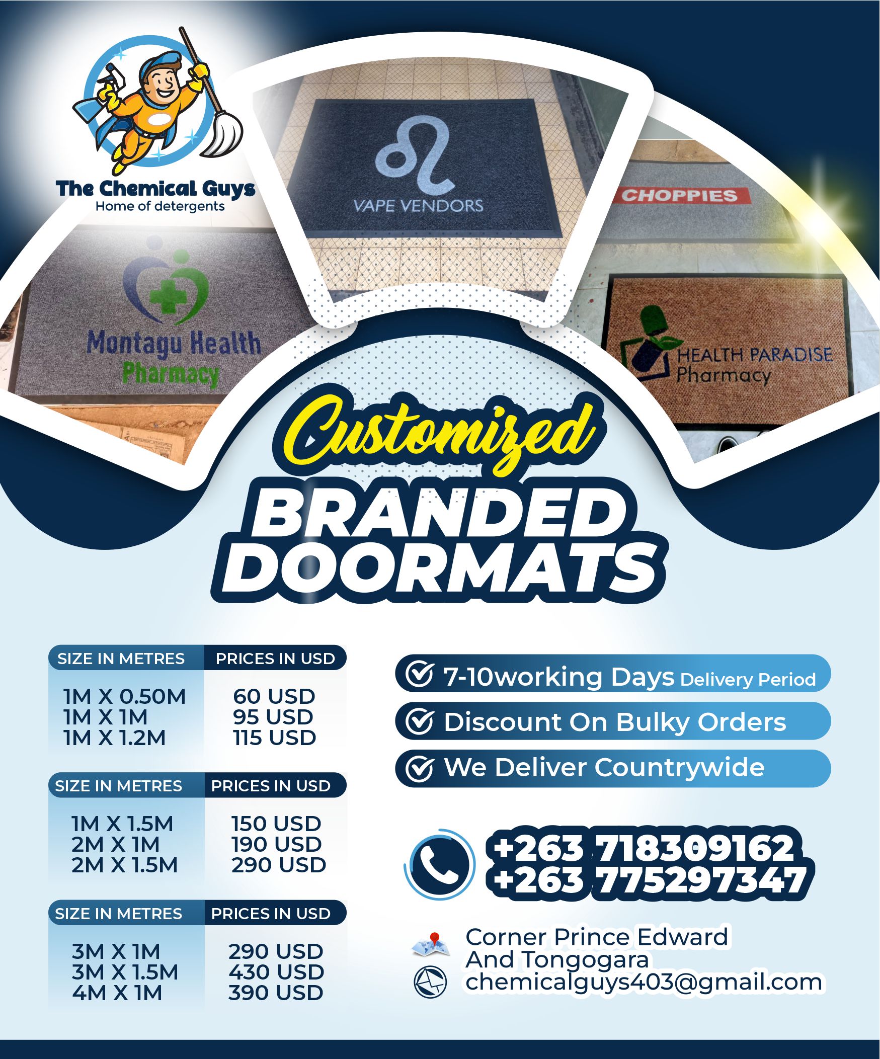 BRANDED DOOR MATS